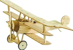 Simprop electronic 0254010Fokker DR.I 190mm 1:38 Mini Holzbausatz