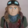 Simprop electronic 1023900Jagdpilot Flugzeugfigur 74x42x74mm, Maßstab ca. 1:6