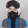 Simprop electronic 1023918Jet-Pilot Flugzeugfigur 75x46x76mm, Maßstab ca. 1:6