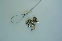 Simprop electronic 1013610Quetschhülsen für Stahlseil, 2x8mm