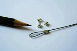 Simprop electronic 1013661Quetschhülsen oval für Stahlseil mit ø 0,5/ø 0,75mm