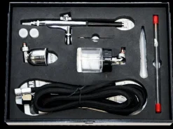 Siva 15002Airbrush Set mit Spritzdüse 0,2mm/0,3mm/0,5mm