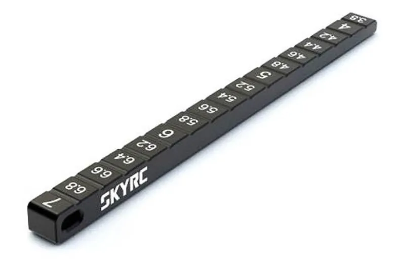SkyRC SK600069-19Bodenabstandslehre / Höhenlehre 3.8-7.0mm schwarz