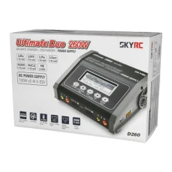 SkyRC SK100157D260 AC/DC Duo Ladegerät LiPo 1-6S / 1-15 Z NiMH 14A 260W