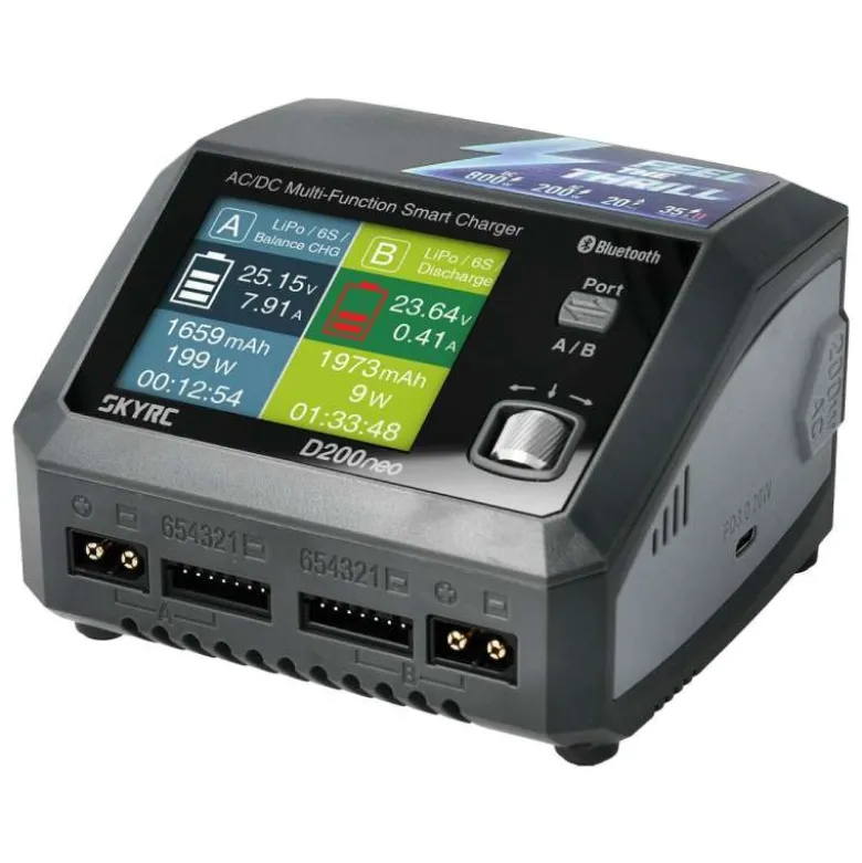 SkyRC SK100196-01D200 Neo AC/DC Multifunktions-Ladegerät LiPo 1-6s 20A 200W