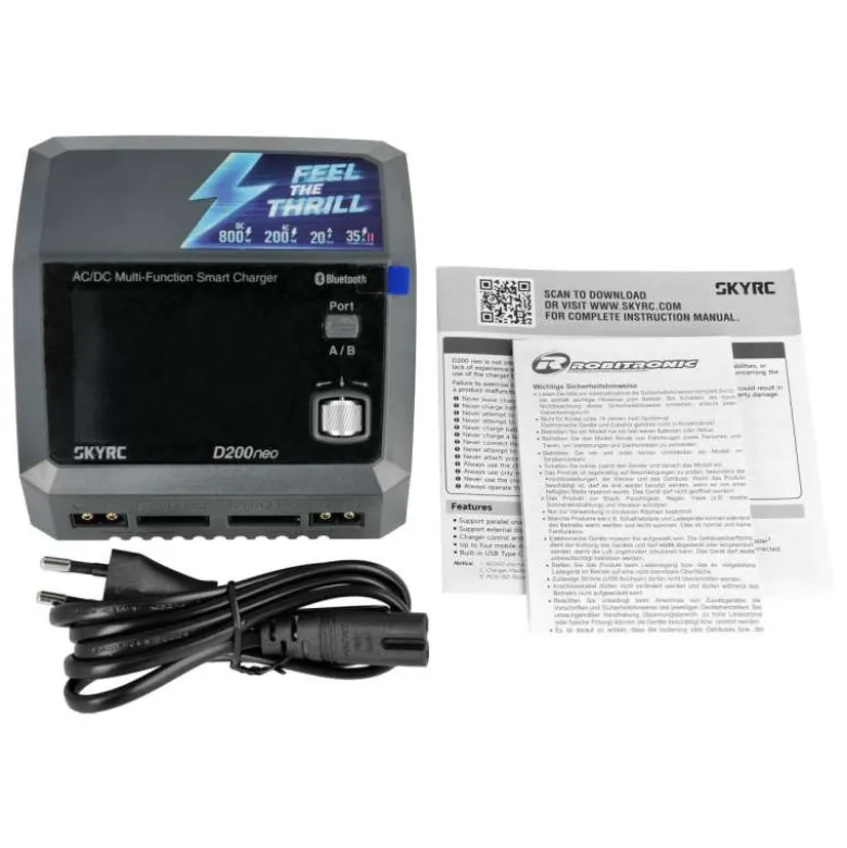 SkyRC SK100196-01D200 Neo AC/DC Multifunktions-Ladegerät LiPo 1-6s 20A 200W