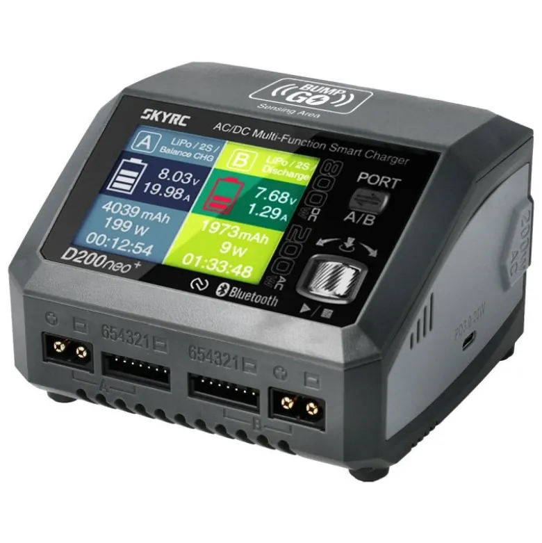 SkyRC SK100196-06D200 Neo+ Multifunktions-Ladegerät LiPo 1-6s 20A 200W AC
