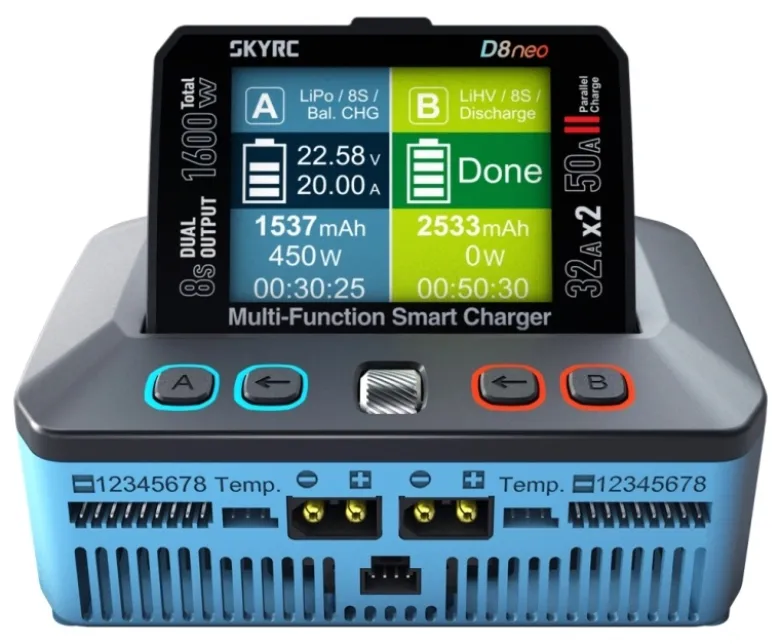 SkyRC SK100230-01D8neo Smart Balance Dual-Ladegerät 1600W