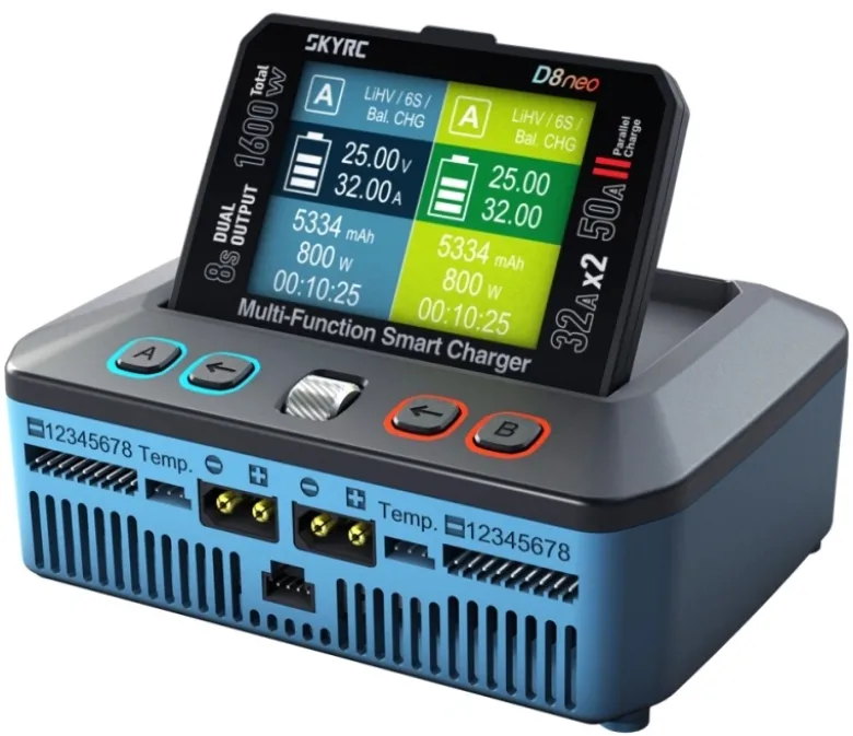 SkyRC SK100230-01D8neo Smart Balance Dual-Ladegerät 1600W