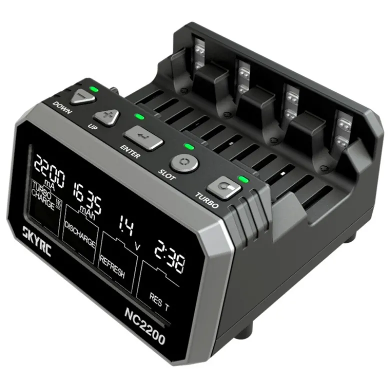 SkyRC SK100181NC2200 Ladegerät Einzelzellen für 4xAA/AAA DC 2A