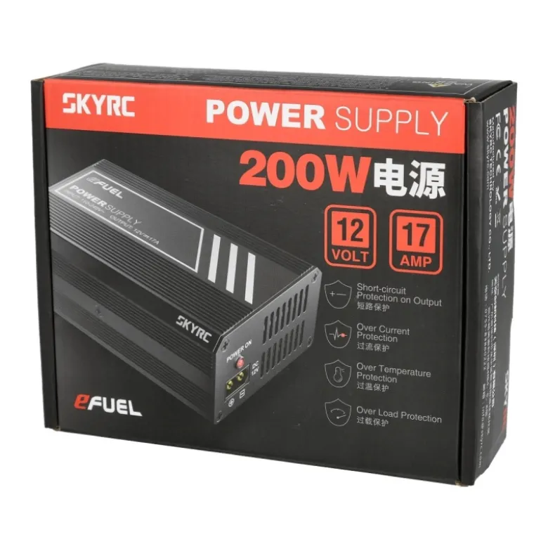 SkyRC SK200025Netzteil 200 Watt PSU 12 Volt, 17 Ampere