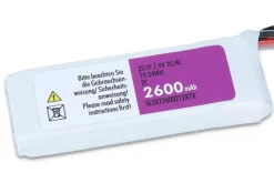 SLS SLSXT2600212RTXXTRON LiPo Akku RTX 2600mAh 2S1P 7,4V 2C/4C