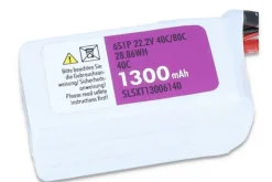 SLS SLSXT13006140XTRON LiPo Akku 1300mAh 6S1P 22,2V 40C/80C mit XT60