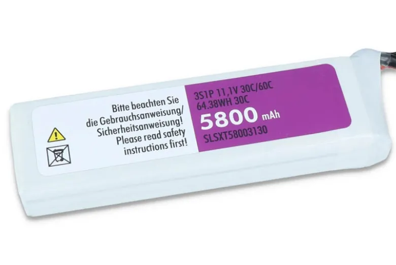 SLS SLSXT58003130XTRON LiPo Akku 5800mAh 3S1P 11,1V 30C/60C XT90