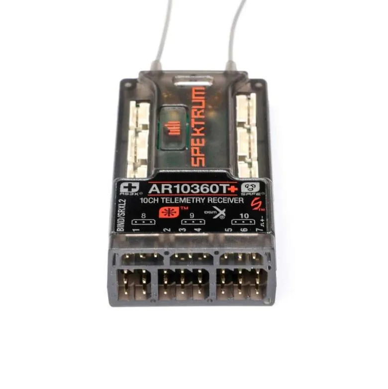 Spektrum SPM-1034AR10360T+ DSMX 10-Kanal AS3X+ & SAFE Telemetrie Empfänger