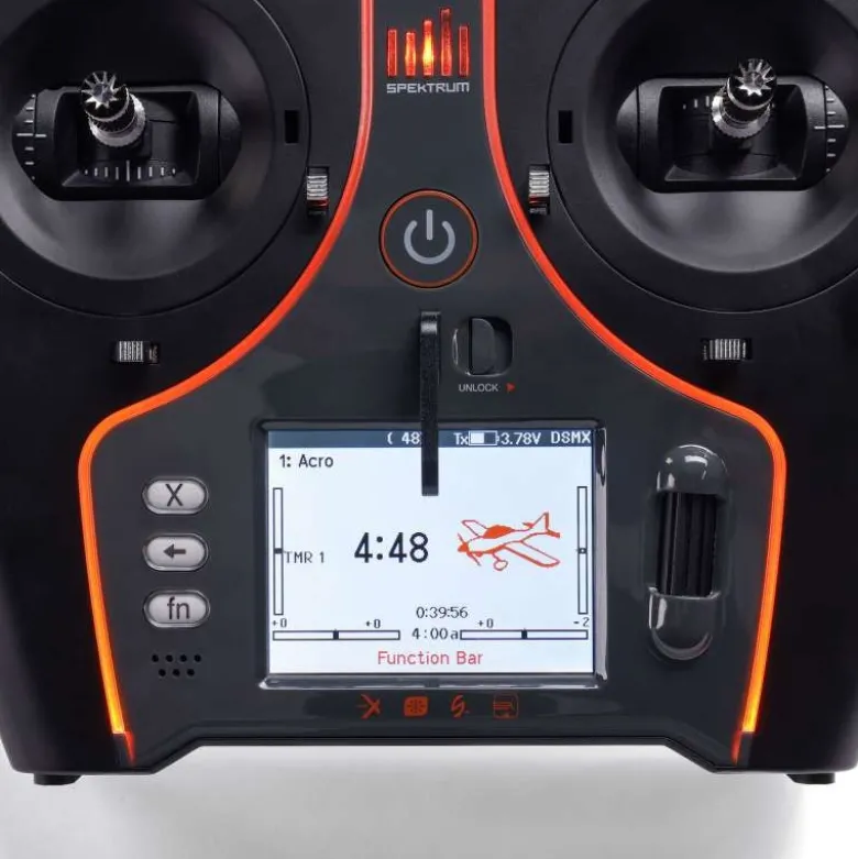 Spektrum SPMR7120EUNX7e+ 14-Kanal Fernsteuerung DSMX nur Sender, Black Edition