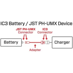 Spektrum SPMXCA312Adapter JST PH-UMX auf IC3