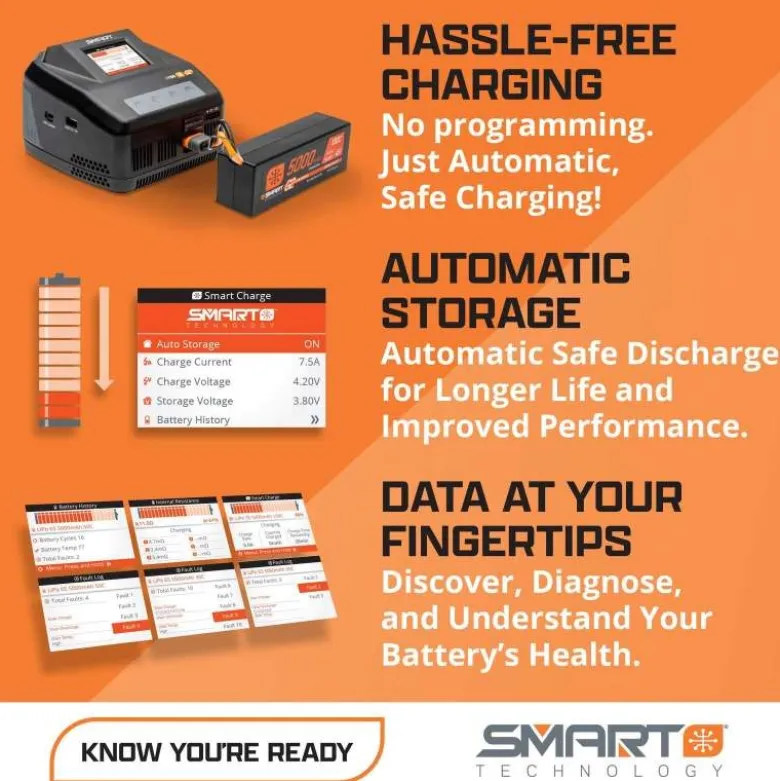 Spektrum SPMX-1089Lipo Akku Smart G2 11.1V 1300mAh 3S 30C: IC2-Stecker