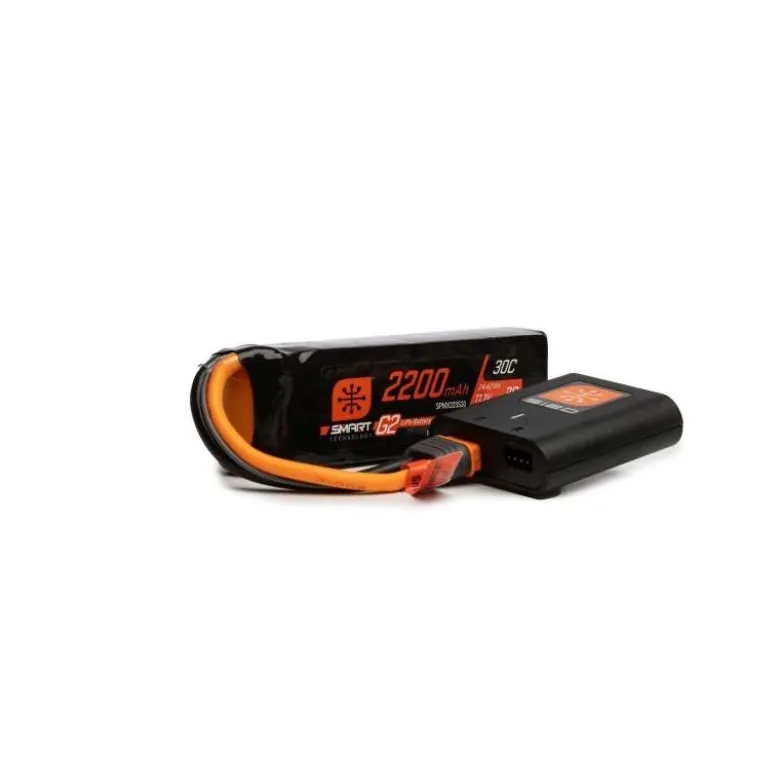 Spektrum SPMXPSA200Smart G2 Powerstage Air Bundle: 3S 2200mAh LiPo & S120 Lader