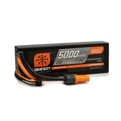 Spektrum SPMX50002S100H5LiPo Akku 7.4V 5000mAh 2S 100C Smart Hardcase EC5