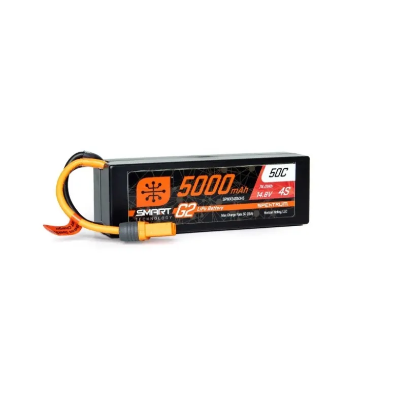 Spektrum SPMX54S50H5Smart G2 LiPo Akku 4S 5000mAh 50C 14,8V, Hardcase IC5