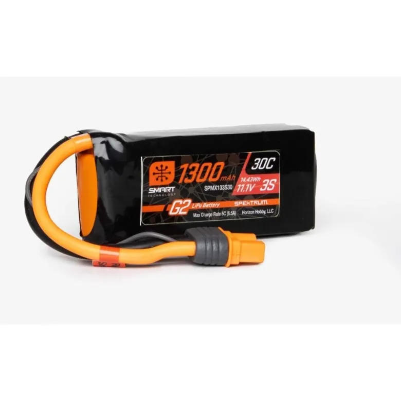 Spektrum SPMX133S30LiPo Akku 11.1V 1300mAh 3S 30C Smart G2: IC3 Anschluss