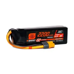 Spektrum SPMX224S3014.8V 2200mAh 4S 30C Smart G2 LiPo Akku mit IC3 Stecker