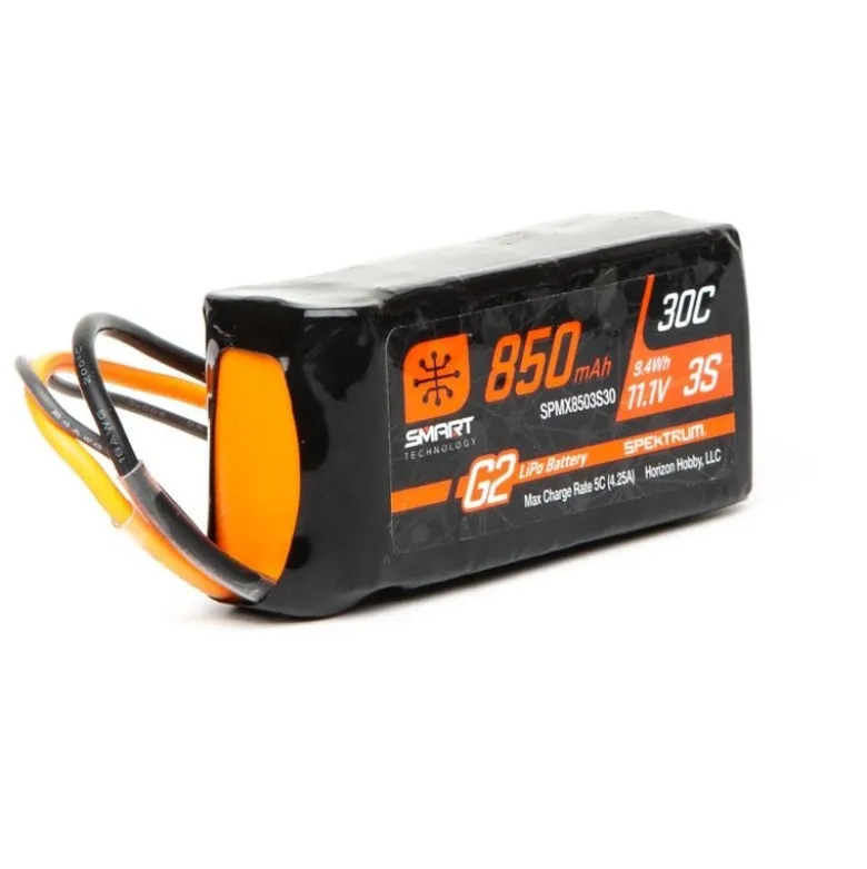 Spektrum SPMX8503S3011.1V 850mAh 3S 30C Smart LiPo Akku G2: IC2