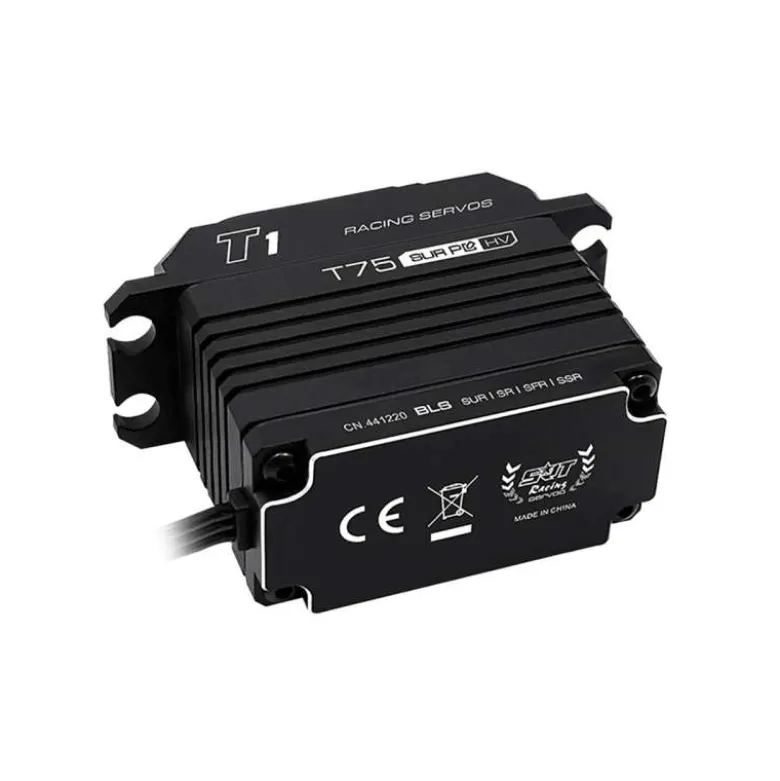 SRT T75T75 Brushless Servo HV CNC Alugehäuse 60.0kg/0.14sec (7.4V) für 1/8 und 1/5 Off-Road Fahrzeuge