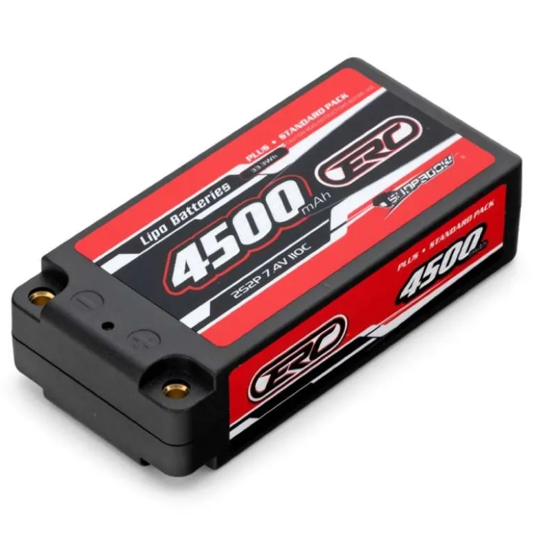 Sunpadow SW256407LiPo Akku 2S 7,4V 4500mAh 110C Hardcase Shorty 4mm