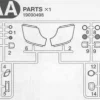 Tamiya 319000498AA-Teile Gläser klar MB Actros 56335