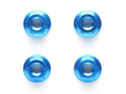 Tamiya 42143Alu Mutter 4mm geriffelt blau