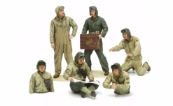 Tamiya 35347Amerikanische Panzerbesatzung Figuren 1:35 Modellbausatz
