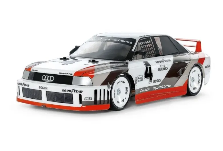 Tamiya 58744Audi 90 quattro Racing TT-02 4WD Bausatz mit Regler, 1:10