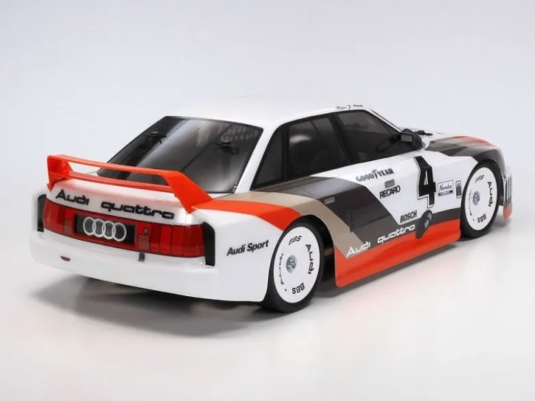Tamiya 58744Audi 90 quattro Racing TT-02 4WD Bausatz mit Regler, 1:10