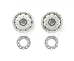 Tamiya 565201:14 Aufliegerfelge 30mm (2) Chrom matt