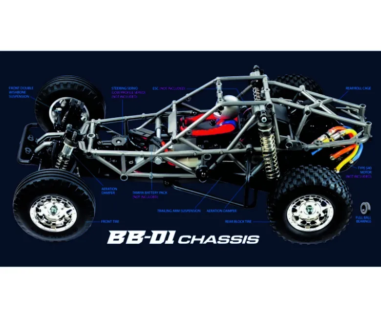 Tamiya 58719BBX 2WD Buggy BB-01 RC Bausatz 1:10