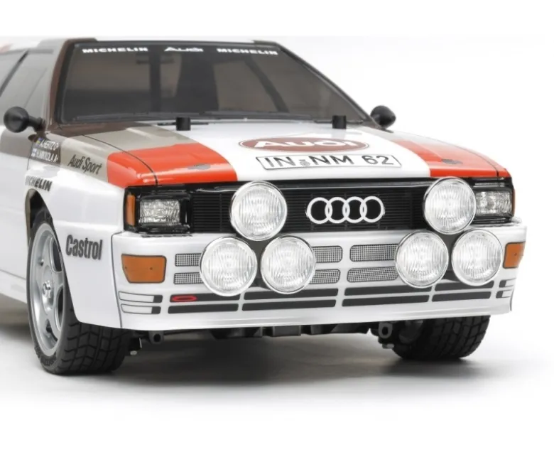 Tamiya 58667BLAudi Quattro A2 1/10 4WD TT-02 Brushless-Edition, Kugellager