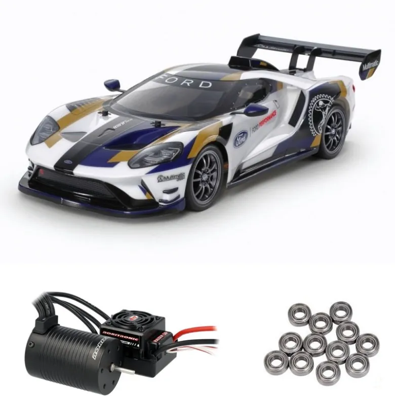 Tamiya 58689BLFord GT Mk.II 2020 TT-02 1:10 4WD Bausatz Brushless Edition
