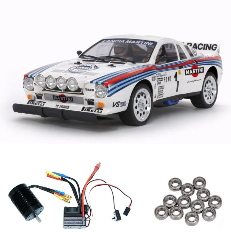 Tamiya 58654BLLancia 037 Rally 1/10 Bausatz TA-02S Brushless Edition
