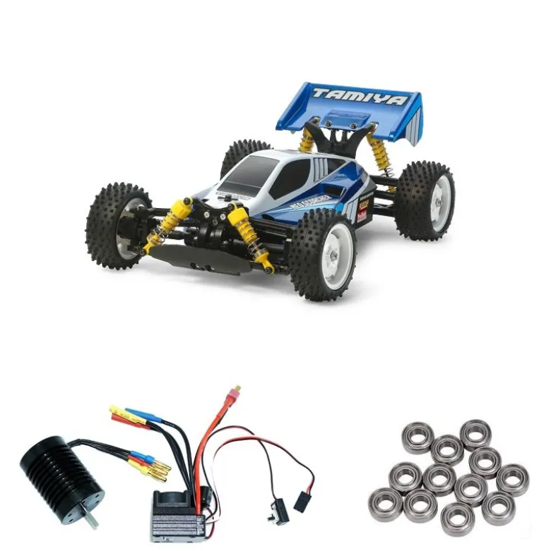 Tamiya 58568BLNeo Scorcher TT-02B 4WD Buggy Brushless-Edition + Kugellager