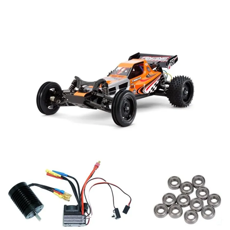 Tamiya 58628BLRacing Fighter 1:10 RC Buggy DT-03 Brushless Edition + Lager