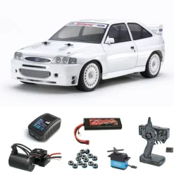 Tamiya 58691BLSETFord Escort Custom TT-02 4WD 1:10 Kit Brushless Komplettset