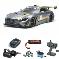 Tamiya 58639BLSETMercedes-AMG GT3 (TT02) Kit Brushless-Edition Komplettset