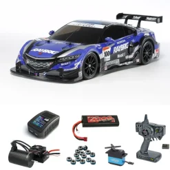 Tamiya 58599BLSETRAYBRIG NSX Concept-GT (TT02) Brushless-Edition Komplettset