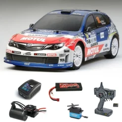 Tamiya 58528BLSETSubaru Impreza WRX STi Team Arai XV-01 Brushless Komplettset