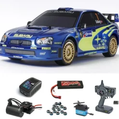 Tamiya 47372BLSETSubaru Impreza WRX 4WD TT-01E Brushless Edition Komplettset