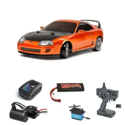 Tamiya 58613BLSETToyota Supra Drift 1:10 Kit Brushless-Editon Komplett-Set