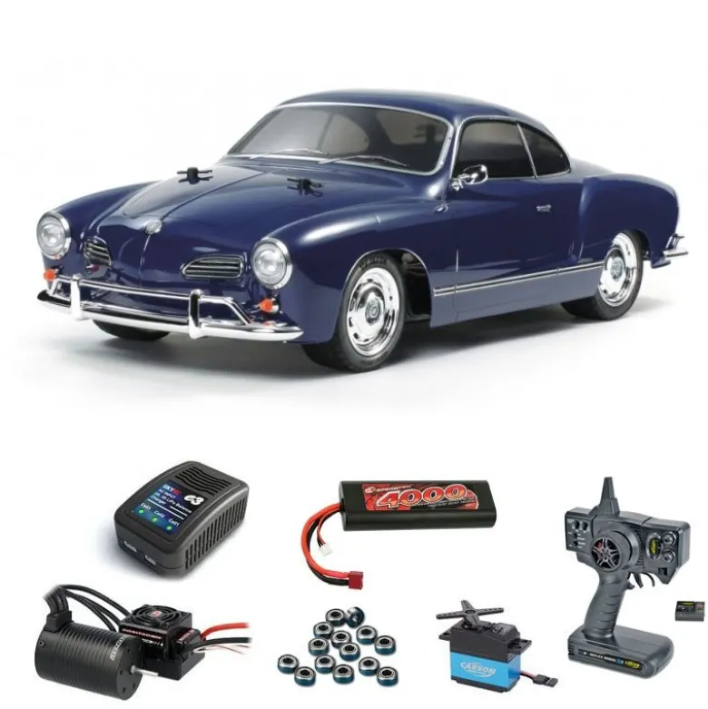 Tamiya 58677BLSETVW Karmann Ghia 2WD 1/10 M-06L Brushless Komplettset