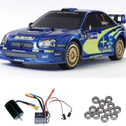 Tamiya 47372BLSubaru Impreza WRX 2004 4WD TT-01E Brushless Edition + Lager